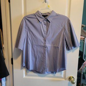 NWT Simply Vera Wang Pleat Sleeve Top